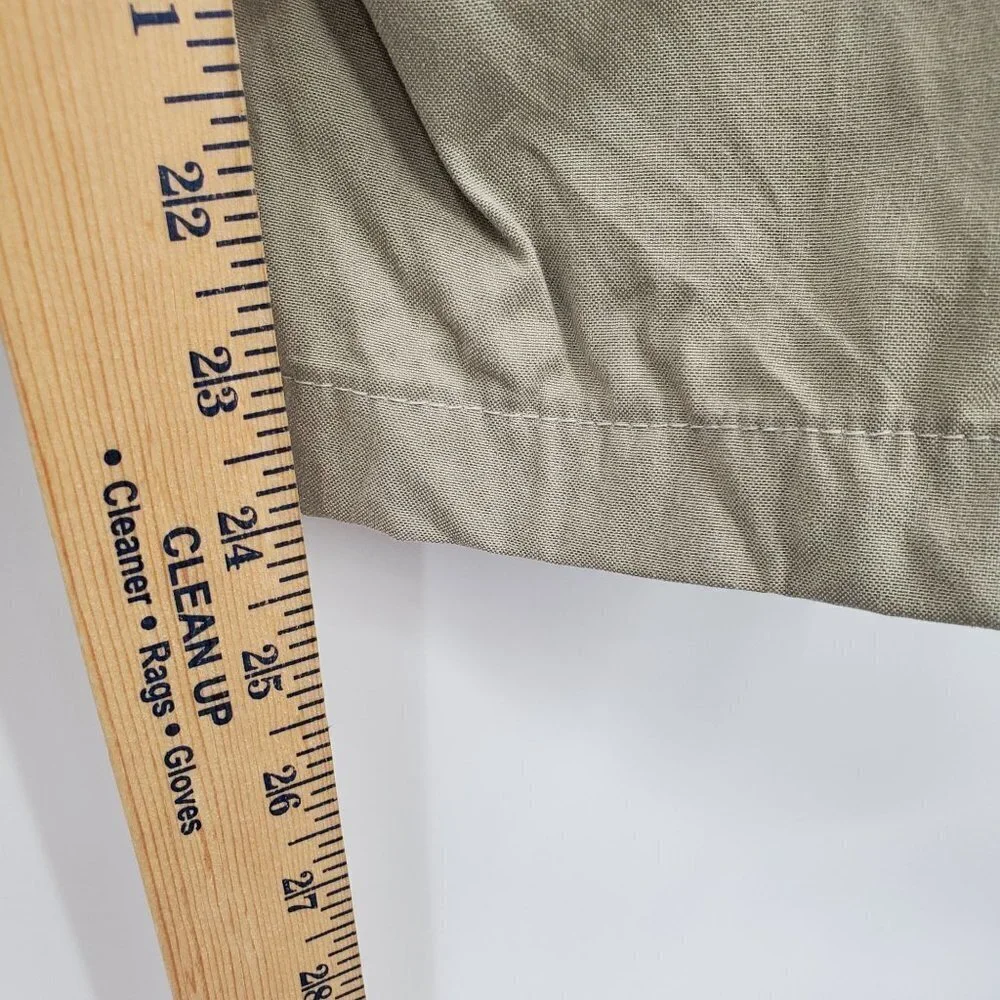 The North Face Hemp Canvas Outdoor Pants Hiking Sports Solid Small Mens Khaki